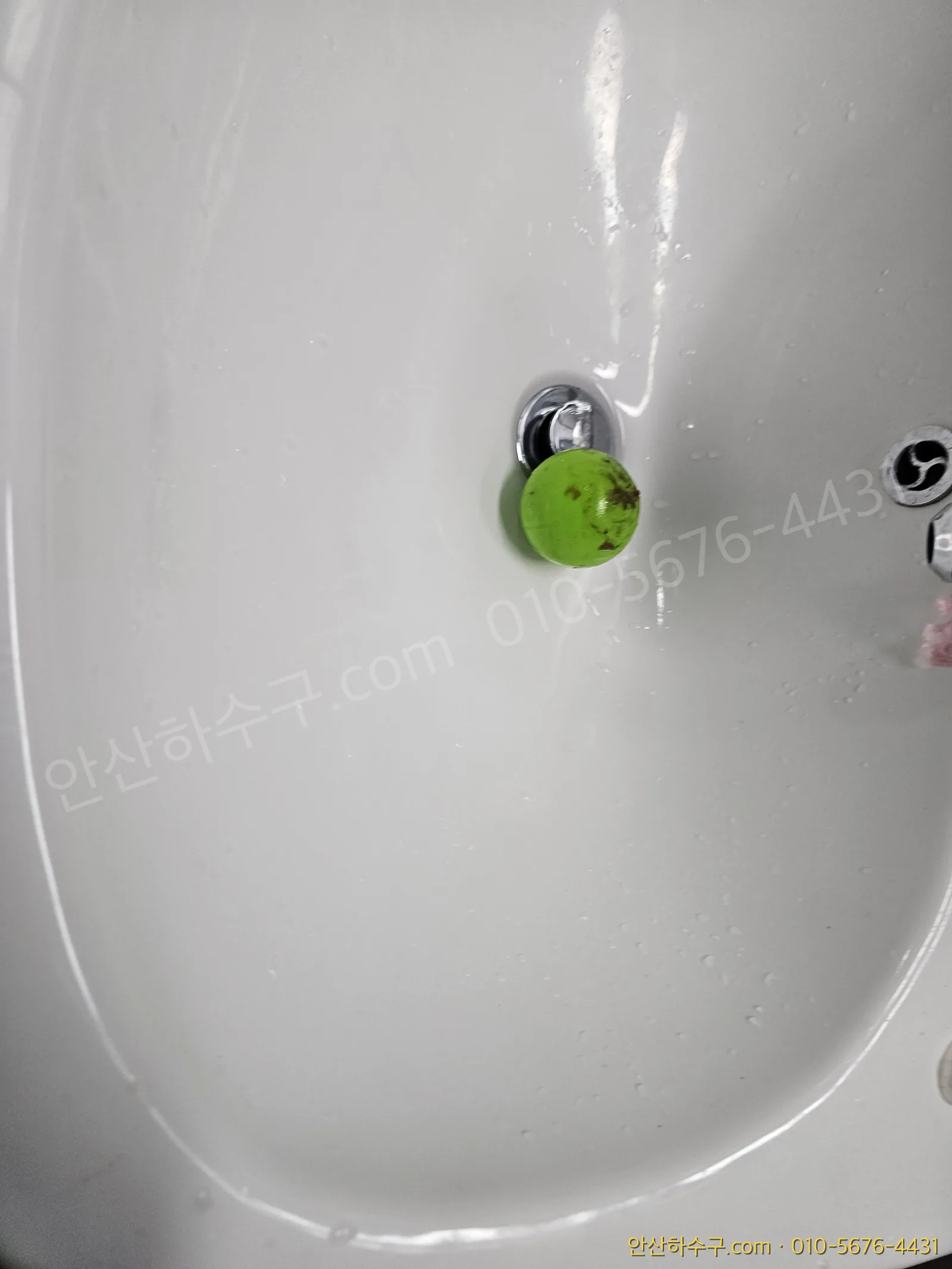 변기에서 꺼낸 문제의 볼풀공